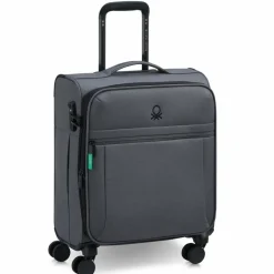 Delsey Paris Weichgepäck Kabinengepäck|4-Rollen Kabinentrolleys<x United Colors of Benetton BE 4-Rollen Kabinentrolley 55 cm mit Dehnfalte anthracite