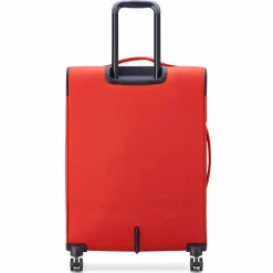 Delsey Paris Weichgepäck Kabinengepäck|4-Rollen Kabinentrolleys<x United Colors of Benetton Color Bock 4-Rollen Trolley 67 cm mit Dehnfalte red
