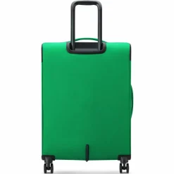 Clearance Delsey Paris x United Colors of Benetton Color Bock 4-Rollen Trolley 67 cm mit Dehnfalte green