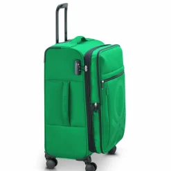 Clearance Delsey Paris x United Colors of Benetton Color Bock 4-Rollen Trolley 67 cm mit Dehnfalte green
