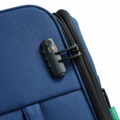 Delsey Paris x United Colors of Benetton BE 4-Rollen Trolley L 76 cm mit Dehnfalte