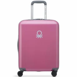 New Delsey Paris x United Colors of Benetton UCB Hardside 55 cm 4-Rollen Kabinentrolley S 55 cm pink