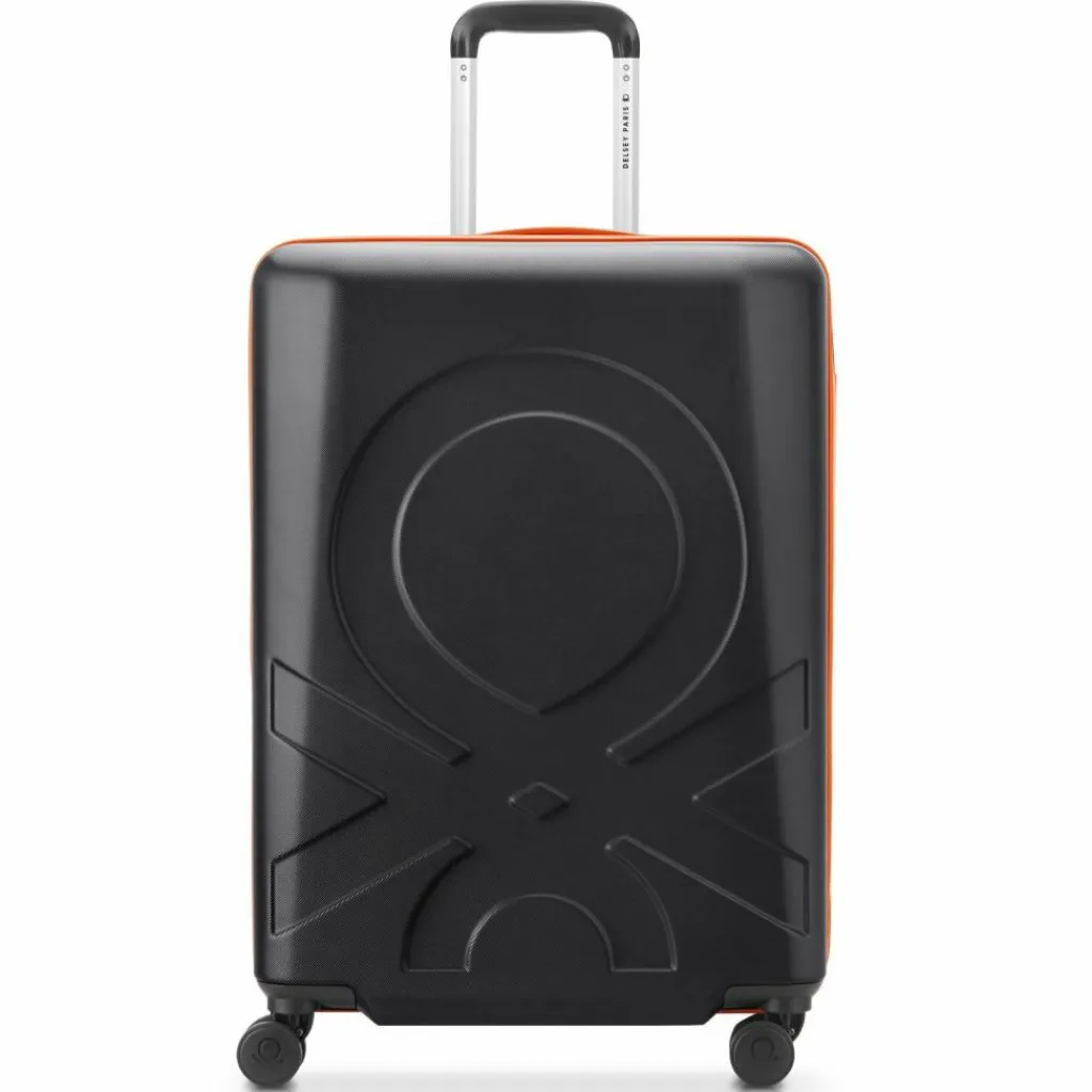 Delsey Paris 4-Rollen Koffer|Hartgepäck<x United Colors of Benetton Fabrica 4-Rollen Trolley 66 cm black