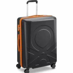 Delsey Paris 4-Rollen Koffer|Hartgepäck<x United Colors of Benetton Fabrica 4-Rollen Trolley 66 cm black