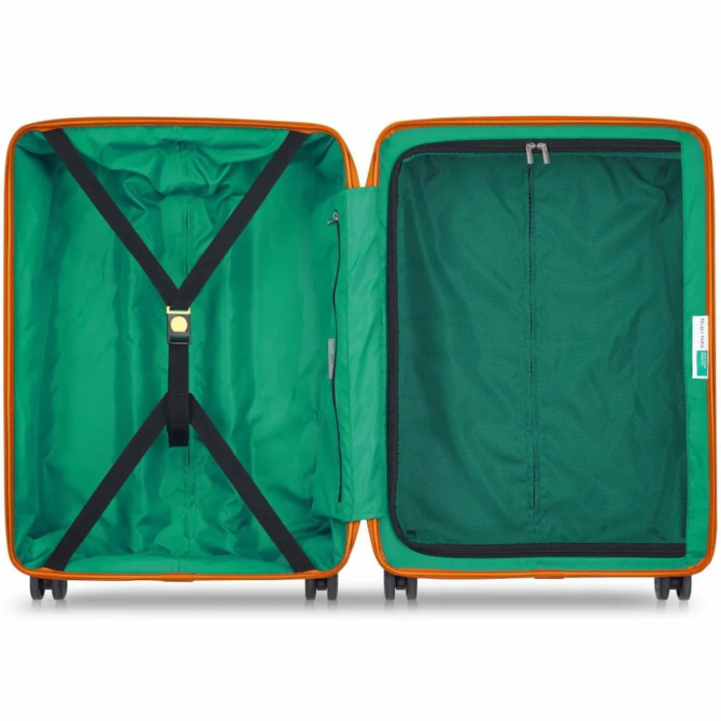 Delsey Paris 4-Rollen Koffer|Hartgepäck<x United Colors of Benetton Fabrica 4-Rollen Trolley 66 cm black