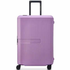 Delsey Paris x United Colors of Benetton Color Block Hardside 4-Rollen Trolley 67 cm lavender