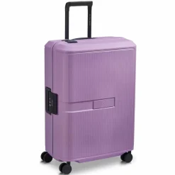 Delsey Paris x United Colors of Benetton Color Block Hardside 4-Rollen Trolley 67 cm lavender