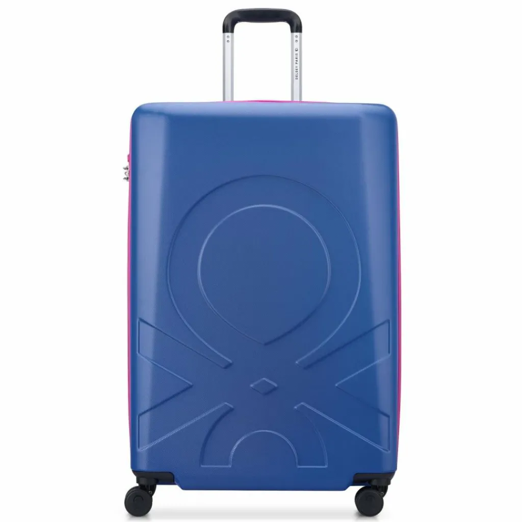 Delsey Paris 4-Rollen Koffer|Hartgepäck<x United Colors of Benetton Fabrica 4-Rollen Trolley 76 cm blue