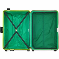 Best Delsey Paris x United Colors of Benetton Color Block Hardside 4-Rollen Trolley 76 cm lime