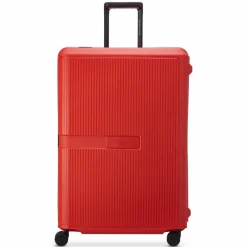 New Delsey Paris x United Colors of Benetton Color Block Hardside 4-Rollen Trolley 76 cm red
