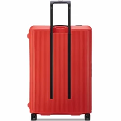 New Delsey Paris x United Colors of Benetton Color Block Hardside 4-Rollen Trolley 76 cm red