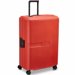 New Delsey Paris x United Colors of Benetton Color Block Hardside 4-Rollen Trolley 76 cm red