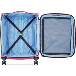 Delsey Paris Weichgepäck|4-Rollen Koffer<x United Colors of Benetton BE 4-Rollen Trolley 65 cm mit Dehnfalte pink