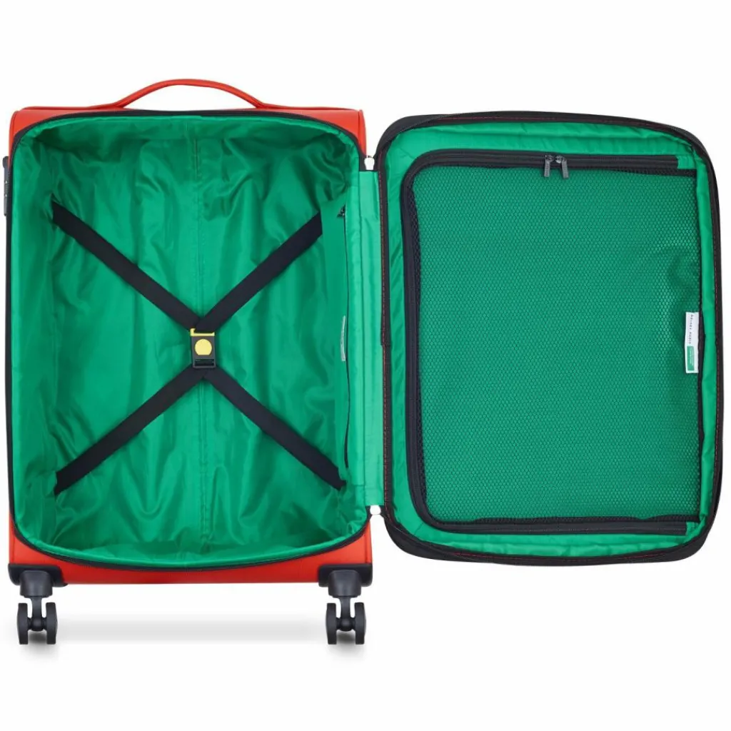 Delsey Paris x United Colors of Benetton Color Block 4-Rollen Kofferset 3 tlg.