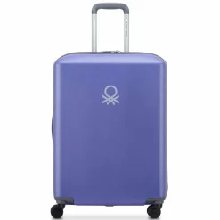 Delsey Paris 4-Rollen Koffer|Hartgepäck<x United Colors of Benetton UCB Hardside 4-Rollen Trolley 66 cm purple