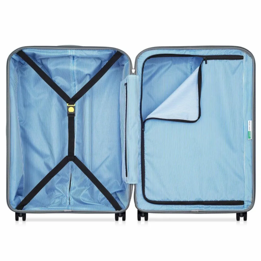 Delsey Paris 4-Rollen Koffer|Hartgepäck<x United Colors of Benetton UCB Hardside 4-Rollen Trolley 66 cm purple