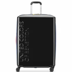 Delsey Paris Hartgepäck Kabinengepäck|4-Rollen Kabinentrolleys<x United Colors of Benetton 4-Rollen Trolley 76 cm black