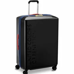 Delsey Paris Hartgepäck Kabinengepäck|4-Rollen Kabinentrolleys<x United Colors of Benetton 4-Rollen Trolley 76 cm black