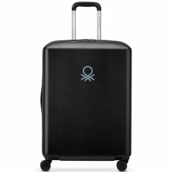 Delsey Paris 4-Rollen Koffer|Hartgepäck<x United Colors of Benetton UCB Hardside 4-Rollen Trolley 66 cm black