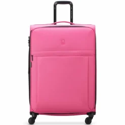 Delsey Paris Weichgepäck|4-Rollen Koffer<x United Colors of Benetton BE 4-Rollen Trolley L 76 cm mit Dehnfalte pink