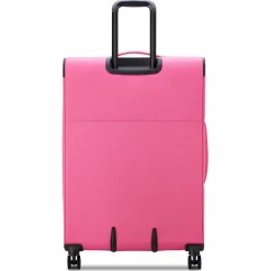 Delsey Paris Weichgepäck|4-Rollen Koffer<x United Colors of Benetton BE 4-Rollen Trolley L 76 cm mit Dehnfalte pink