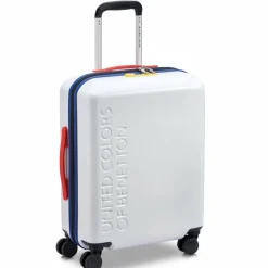 Delsey Paris x United Colors of Benetton United 4-Rollen Kabinentrolley 55 cm white