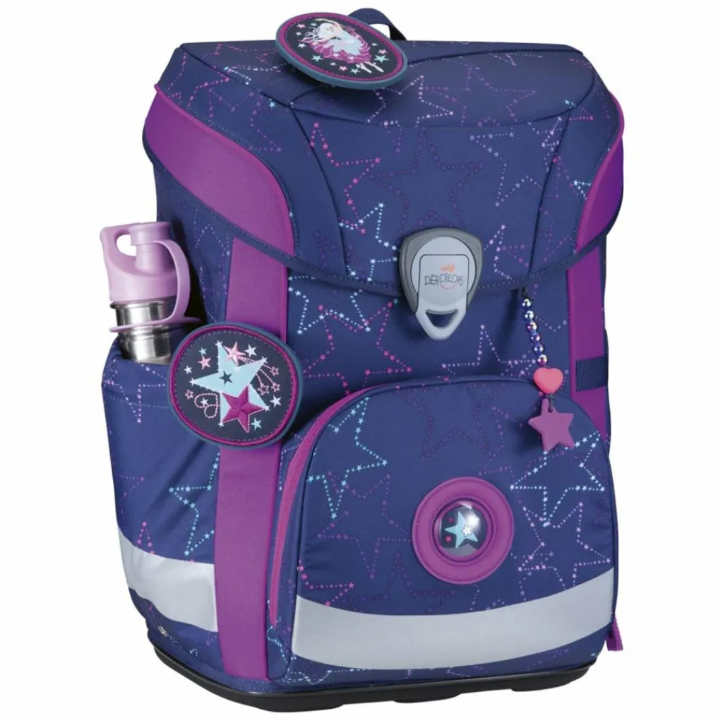Outlet DerDieDas ErgoFlex Easy LED Schulranzen-Set 5-teilig Dancing Star