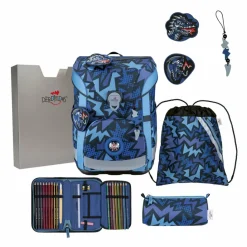 DerDieDas Schulranzen & Sets<ErgoFlex Easy Schulranzen-Set Dark Dragon