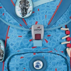 DerDieDas Schulranzen & Sets<ErgoFlex Light Schulranzen-Set 5-teilig Blue Ice