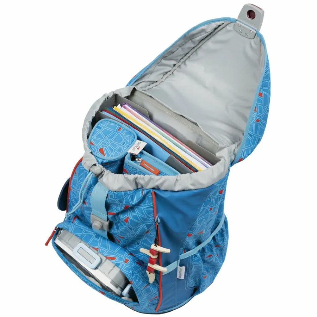 DerDieDas Schulranzen & Sets<ErgoFlex Light Schulranzen-Set 5-teilig Blue Ice