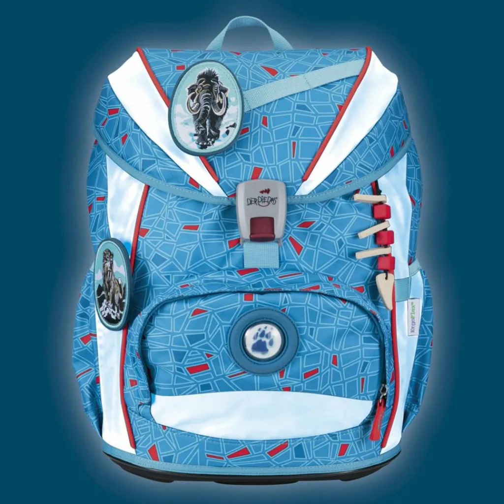 DerDieDas Schulranzen & Sets<ErgoFlex Light Schulranzen-Set 5-teilig Blue Ice