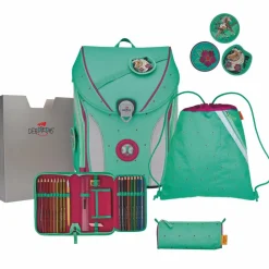 DerDieDas Schulranzen & Sets<ErgoFlex Max Schulranzen-Set 5-teilig peppermint pony