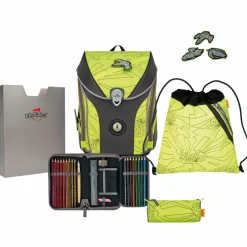 Hot DerDieDas ErgoFlex Max Superflash Schulranzen-Set 5-teilig neon fighter