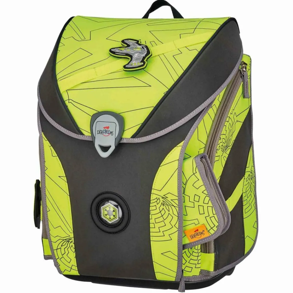 Hot DerDieDas ErgoFlex Max Superflash Schulranzen-Set 5-teilig neon fighter