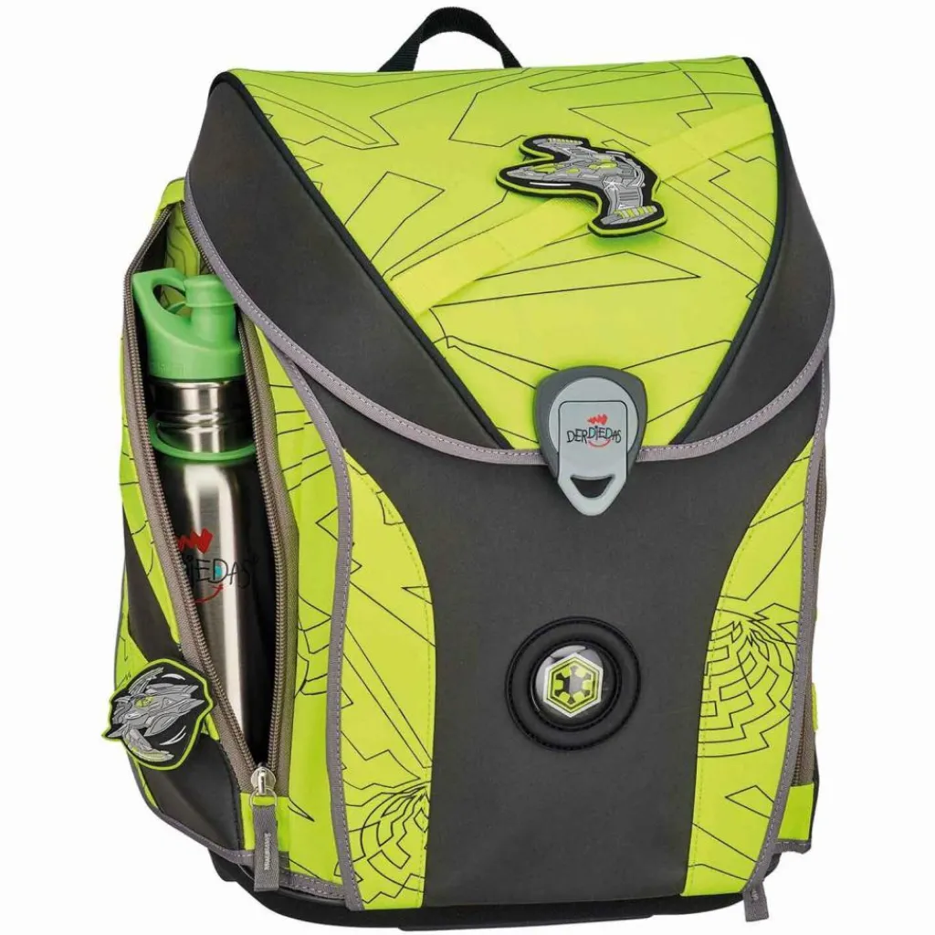 Hot DerDieDas ErgoFlex Max Superflash Schulranzen-Set 5-teilig neon fighter