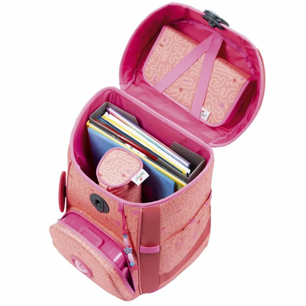 Best DerDieDas ErgoFlex Superflash Easy Schulranzen-Set Coral Reef