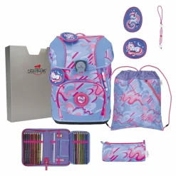Sale DerDieDas ErgoFlex Tiny Schulranzen-Set 8-teilig Magic Unicorn