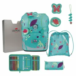 DerDieDas Schulranzen & Sets<ErgoFlex Tiny Schulranzen-Set 6-teilig Butterfly Garden