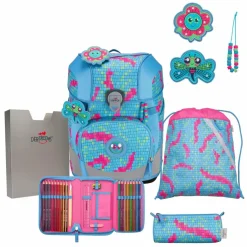 DerDieDas Schulranzen & Sets<ErgoFlex Tiny Schulranzen-Set 6-teilig Happy Pixel
