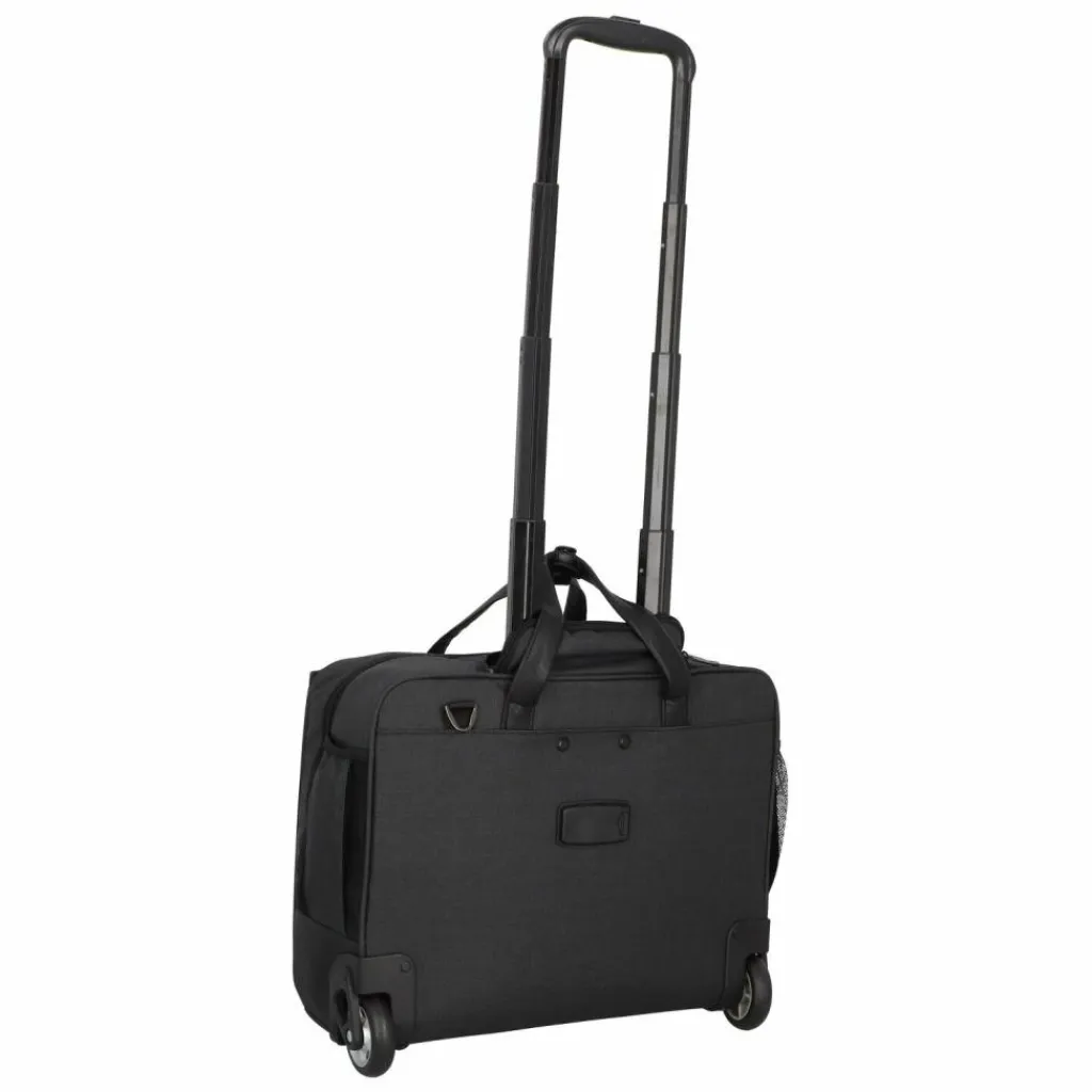 Dermata Laptoptaschen|Businesstrolleys Mit Laptopfach<2 Rollen Businesstrolley 46 cm Laptopfach schwarz