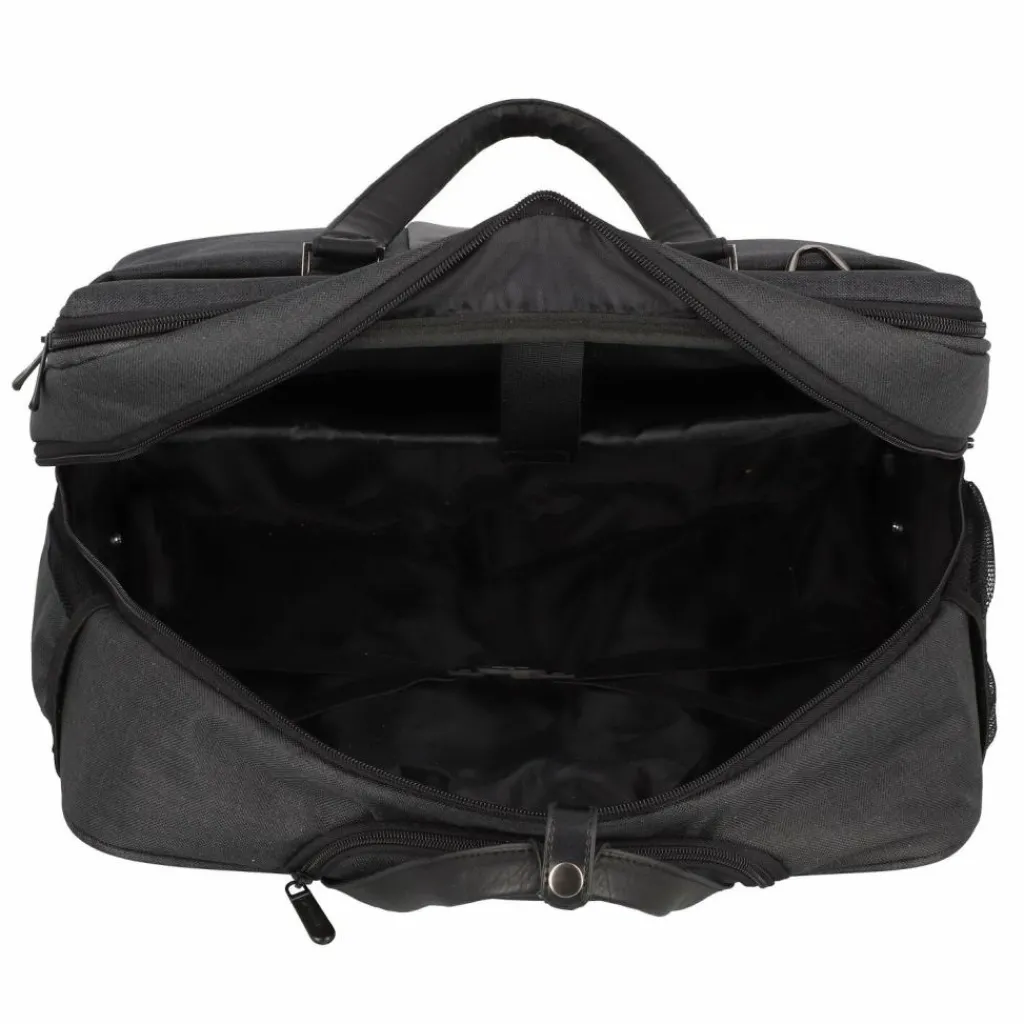 Dermata Laptoptaschen|Businesstrolleys Mit Laptopfach<2 Rollen Businesstrolley 46 cm Laptopfach schwarz