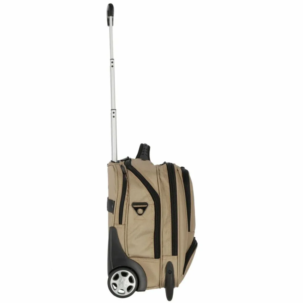 Best Dermata 2 Rollen Businesstrolley 41 cm Laptopfach champagner