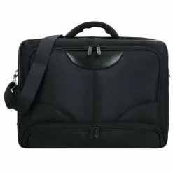 Dermata Laptoptaschen|Aktentaschen<Aktentasche 44 cm Laptopfach schwarz