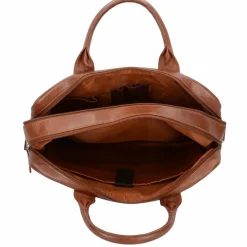 Dermata Aktentasche Leder 40 cm Laptopfach