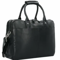 Dermata Aktentasche Leder 39 cm Laptopfach