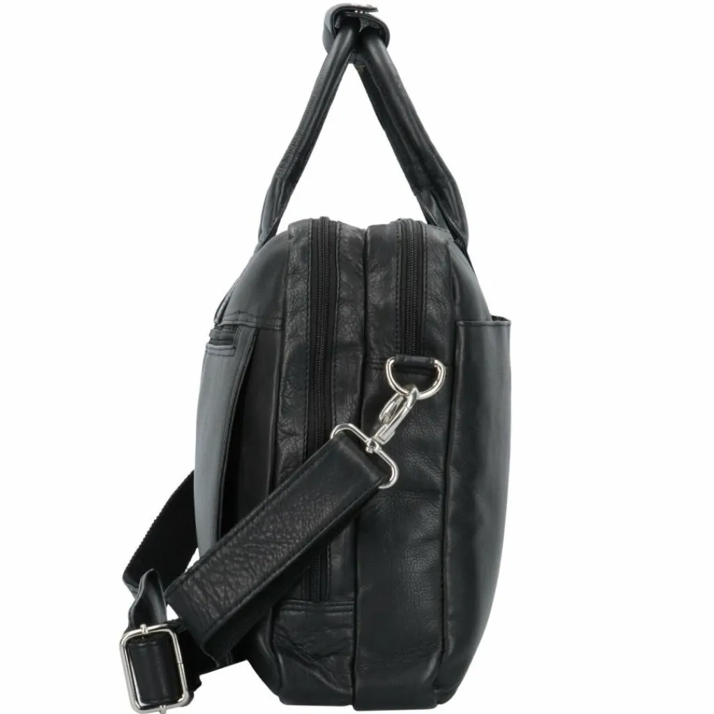 Dermata Aktentasche Leder 39 cm Laptopfach