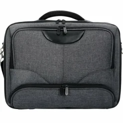 Online Dermata Basic Plus Flugumhänger 43 cm Laptopfach grau schwarz