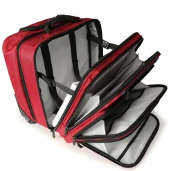 Dermata Laptoptaschen|Businesstrolleys Mit Laptopfach<2-Rollen Businesstrolley 42 cm Laptopfach rot