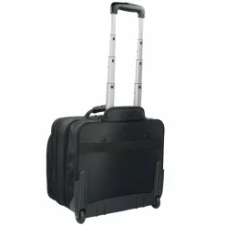 Sale Dermata 2-Rollen Businesstrolley 42 cm Laptopfach schwarz