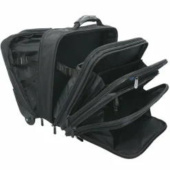Sale Dermata 2-Rollen Businesstrolley 42 cm Laptopfach schwarz